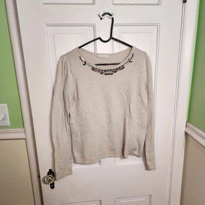 Hinge Confetti Sweater with Jewels Size M